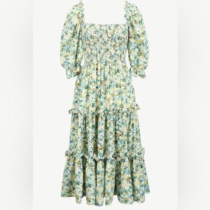 LAIT Cottage Core Floral Dress Size M